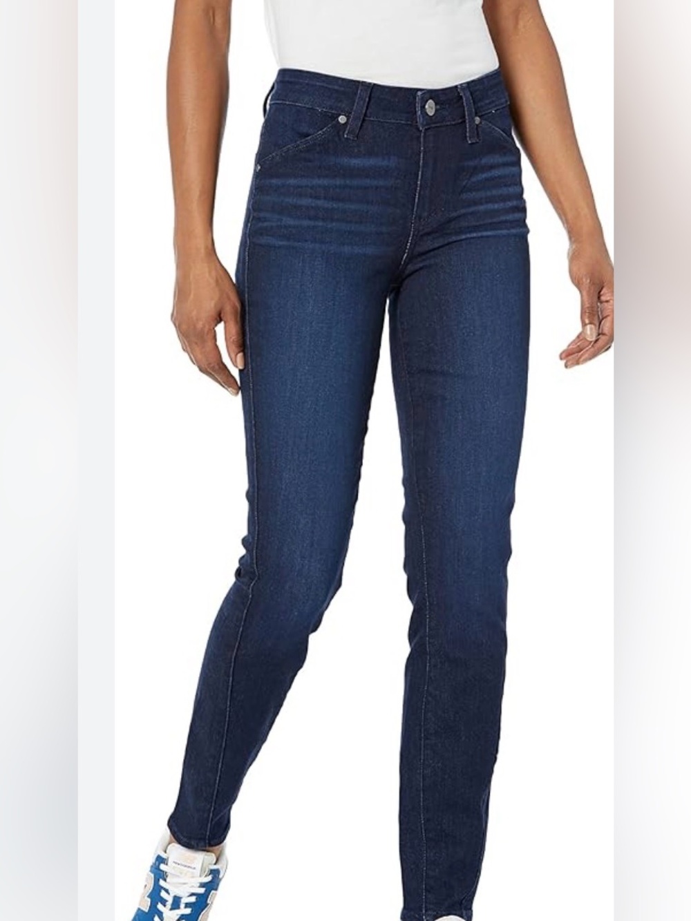 PAIGE Verdugo Ankle Jeans — Deep Indigo